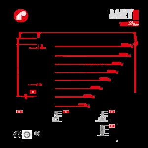 Torenkranen - Trolley-arm - Boven draaiend Raimondi MRT223