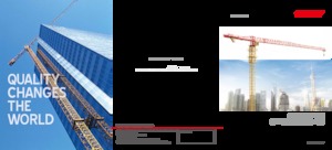 Torenkranen - Trolley-arm - Boven draaiend Sany SYT380