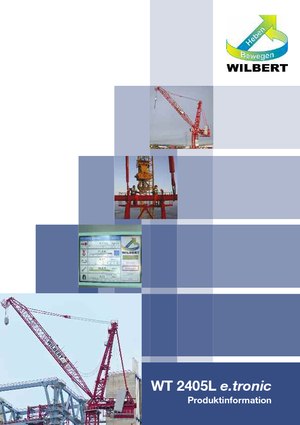 Torenkranen - Beweegbare arm - Boven draaiend Wilbert WT 2405 L e.tronic