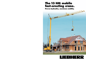 Torenkranen - Trolley-arm - Onder draaiend Liebherr 13 HM
