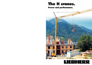 Torenkranen - Trolley-arm - Onder draaiend Liebherr 13 H