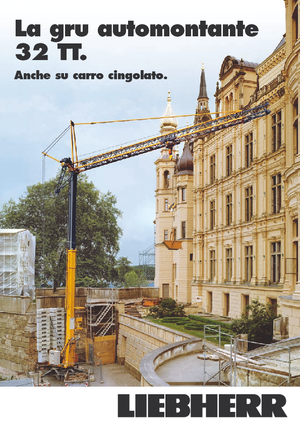 Torenkranen - Trolley-arm - Onder draaiend Liebherr 32 TT - 2,5-FU