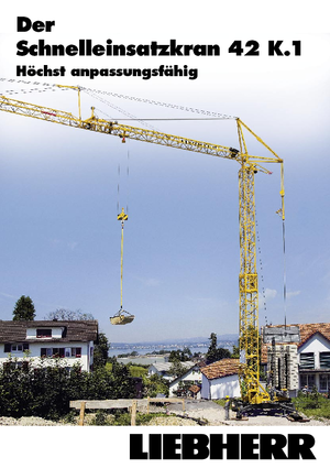 Torenkranen - Trolley-arm - Onder draaiend Liebherr 42 K.1 (FU)