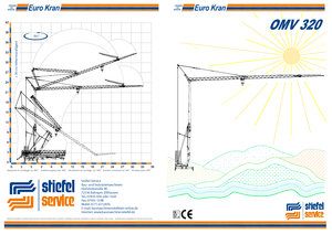Torenkranen - Trolley-arm - Onder draaiend Euro-Kran Stiefel OMV 320
