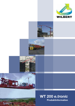 Torenkranen - Trolley-arm - Boven draaiend Wilbert WT 200 e.tronic