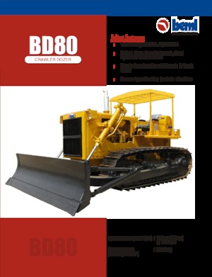 Bulldozers Beml BD80