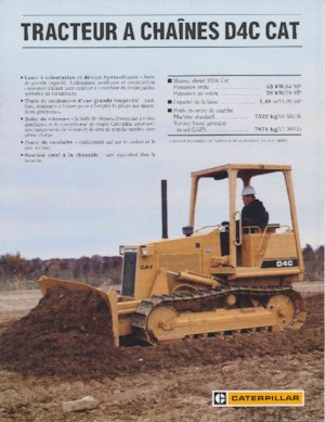 Bulldozers Caterpillar D 4 C