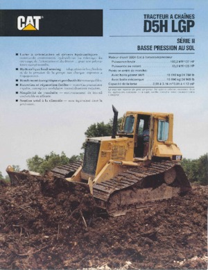 Bulldozers Caterpillar D 5 H II LGP