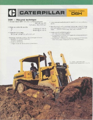 Bulldozers Caterpillar D 6 H DPL