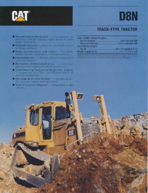 Bulldozers Caterpillar D 8 N