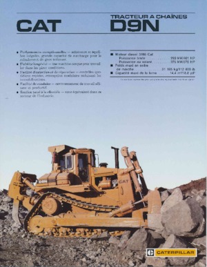 Bulldozers Caterpillar D 9 N