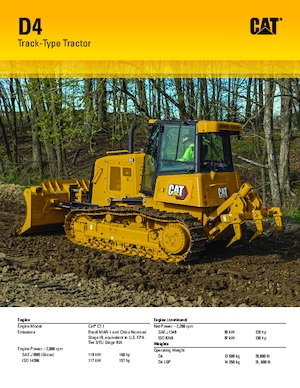 Bulldozers Caterpillar D4 LGP