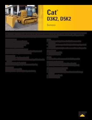 Bulldozers Caterpillar D5K2 XL SHIPHOLD/PORT HANDLING