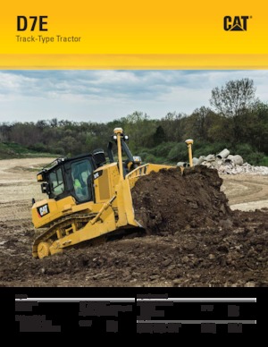 Bulldozers Caterpillar D7E WH