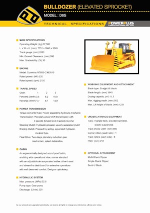 Bulldozers PowerPlus D8S