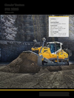 Bulldozers Liebherr PR 756 G8.0