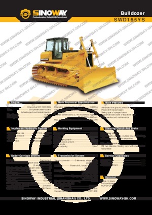 Bulldozers Sinoway SWD165YS