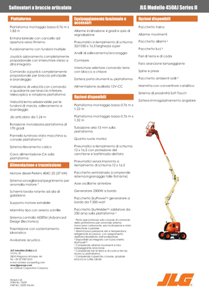 Knikarmhoogwerkers op wielen JLG 450 AJ Serie II