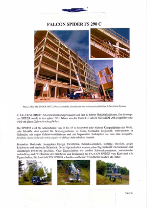 Telescoophoogwerkers op rupsbanden Worldlift Industries AS - Rothlehner FS 290 C