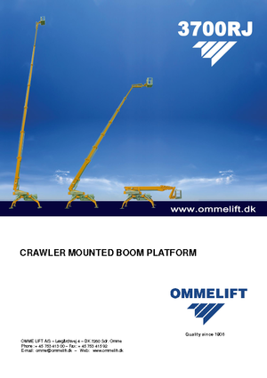 Telescoophoogwerkers op rupsbanden OMMELIFT Omme 3700RBDJ