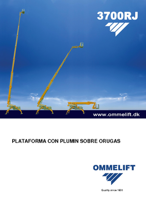 Telescoophoogwerkers op rupsbanden OMMELIFT Omme 3700RBDJ