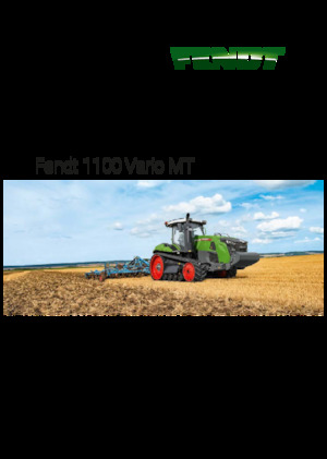 Tractors met rubberwielen Fendt 1162 Vario MT