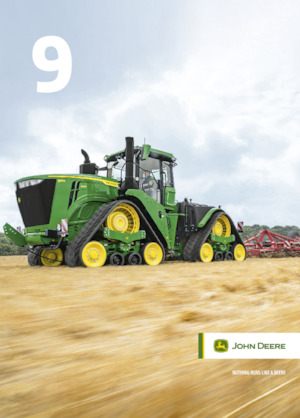 Tractors met rubberwielen John Deere 9RT 590 