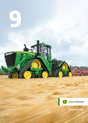 Tractors met rubberwielen John Deere 9RT 590 