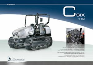 Tractors met rubberwielen Lamborghini C.110 SIX