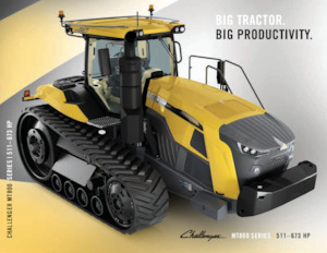 Tractors met rubberwielen Challenger MT856