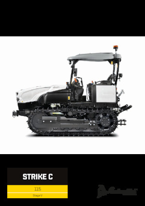Tractors met rubberwielen Lamborghini Strike C 115