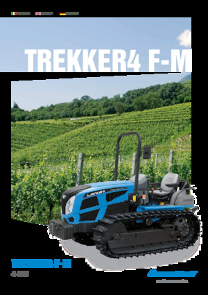 Tractors met rubberwielen Landini Trekker 4-085 M
