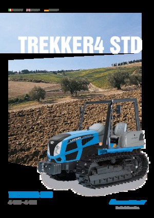 Tractors met rubberwielen Landini Trekker 4-115 STD 