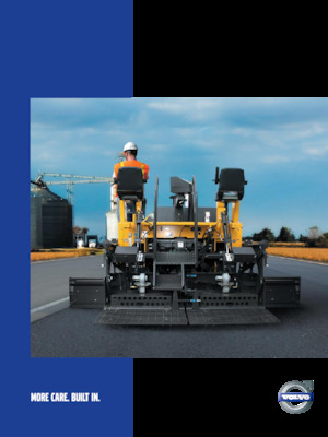 Track-asfalteermachines Volvo 10' Wedge-Lock 