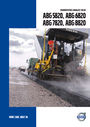 Track-asfalteermachines Volvo ABG5820