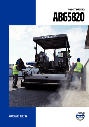 Track-asfalteermachines Volvo ABG5820