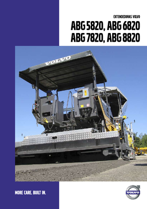 Track-asfalteermachines Volvo ABG5820