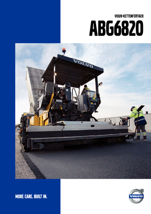 Track-asfalteermachines Volvo ABG6820