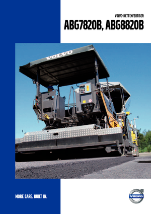 Track-asfalteermachines Volvo ABG7820