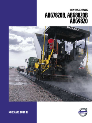 Track-asfalteermachines Volvo ABG7820