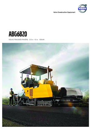 Track-asfalteermachines Volvo ABG6820