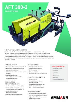 Track-asfalteermachines Ammann AFT 300-2