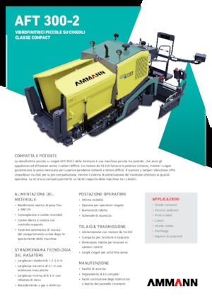 Track-asfalteermachines Ammann AFT 300-2