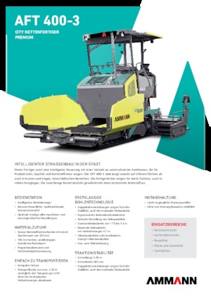 Track-asfalteermachines Ammann AFT 400-3