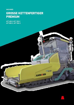 Track-asfalteermachines Ammann AFT 800-3
