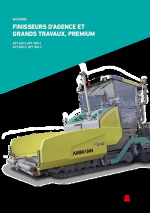 Track-asfalteermachines Ammann AFT 800-3
