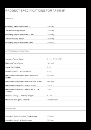 Track-asfalteermachines Caterpillar AP1055F
