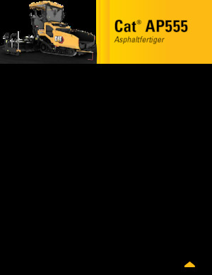 Track-asfalteermachines Caterpillar AP555