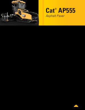 Track-asfalteermachines Caterpillar AP555