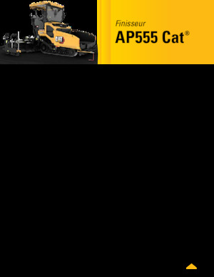 Track-asfalteermachines Caterpillar AP555
